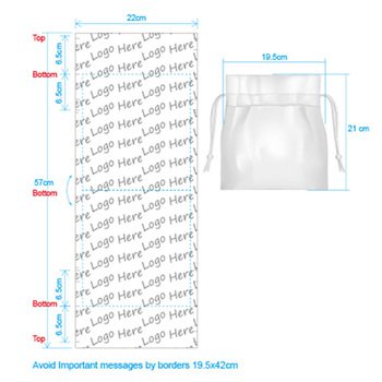 斜紋布束頸袋-150D本白斜紋布-雙面彩色束頸禮物袋_2