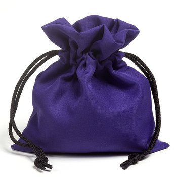斜紋布束頸袋-150D染色斜紋布/可選色-單面單色束頸禮物袋_3