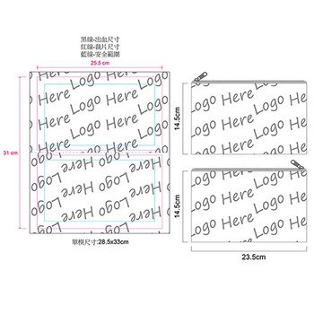 (暫時停止下單)潛水布筆袋-寬版 拉鍊袋-雙面彩色印刷_2