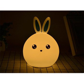 小夜燈-矽膠卡通兔造型小夜燈-療癒客製化禮贈品_1