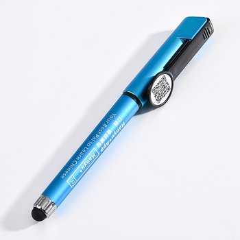 觸控筆-手機架觸控中性廣告筆-採購批發贈品筆-可客製化加印LOGO(同52GA-0084)_0