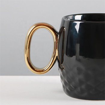 鍍金握把陶瓷馬克杯/對杯-可客製化印刷LOGO_4