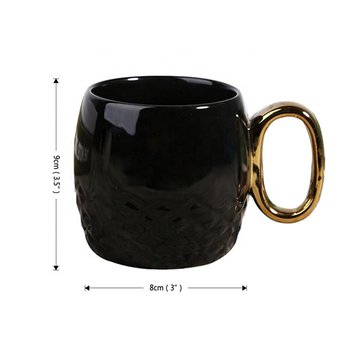 鍍金握把陶瓷馬克杯/對杯-可客製化印刷LOGO_5