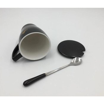 陶瓷把手咖啡杯-附蓋子湯匙-可客製化印刷LOGO_2
