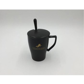 陶瓷把手咖啡杯-附蓋子湯匙-可客製化印刷LOGO_3