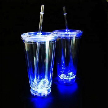 470ml塑膠吸管杯-LED發光吸管杯_5