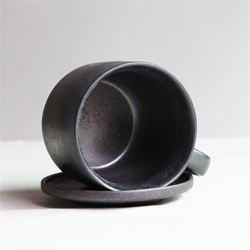 陶瓷馬克杯-280m(附陶瓷盤+湯匙)-可客製化印刷LOGO_2