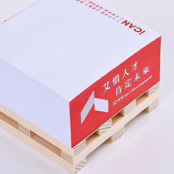 方型紙磚-7x7x3cm四面彩色印刷-內頁彩色印刷附棧板便利貼_2