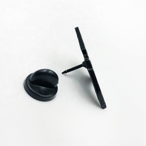 黑色金屬軟琺瑯造型胸針-5