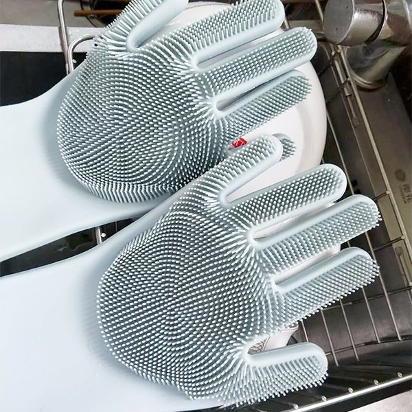 硅膠清潔手套_3