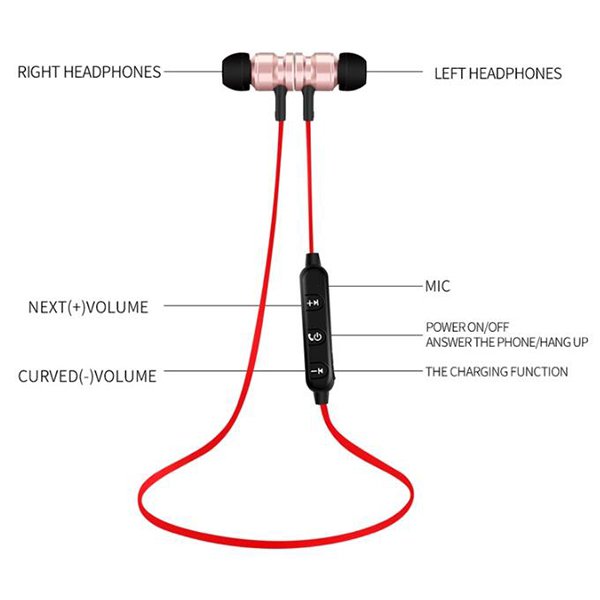 磁性入耳式無線藍牙耳機-藍芽4.2_5