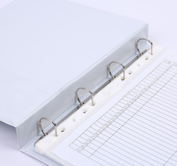 PVC鐵夾式文件夾-A4活頁夾-3