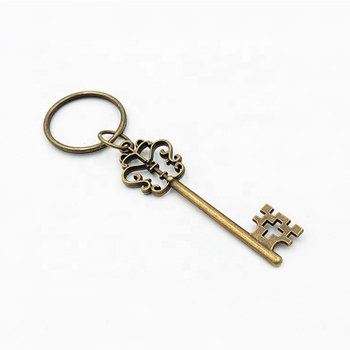 復古鑰匙造形鑰匙扣_0