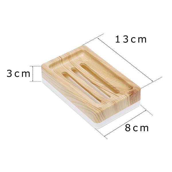 桌上型單層竹木肥皂盒-長方形_5