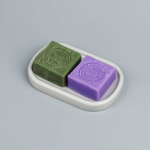 桌上型單層塑料肥皂盒-長方形_2