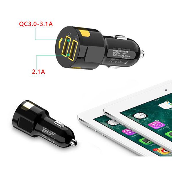 LED指示燈款-雙USB車充-QC3.0快充_2
