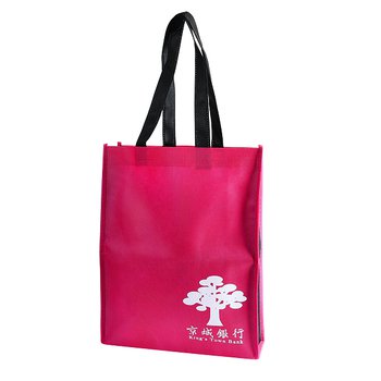不織布環保購物袋-厚度120G尺寸-W28xH35xD10cm-雙面單色印刷-推薦款_5