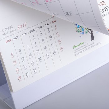 桌曆製作-文件袋收納月曆-三角桌曆_5