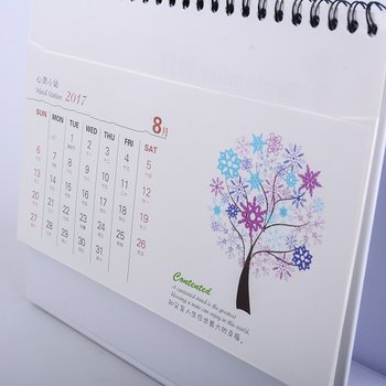 桌曆製作-文件袋收納月曆-三角桌曆_6