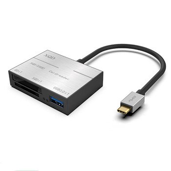 Type C讀卡機-支援SD/XQD卡/USB 3.0_0