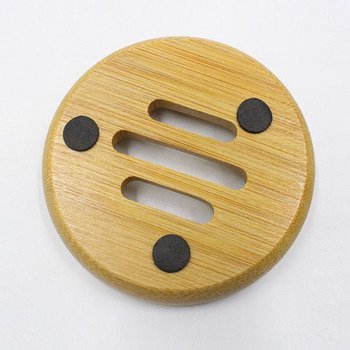 桌上型單層竹木肥皂盒-圓形_3