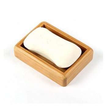 桌上型單層竹木肥皂盒-長方形_1
