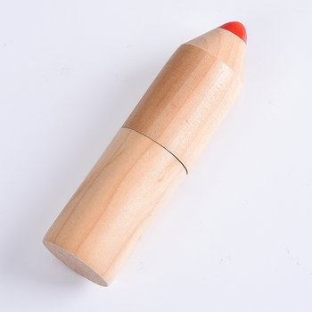 12色短彩色鉛筆-木圓筆筒廣告印刷禮品-客製印刷贈品筆_0