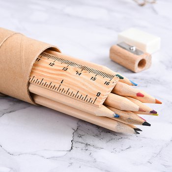 12色長彩色鉛筆(橡皮擦+削鉛筆)-環保廣告筆-客製印刷贈品筆_3