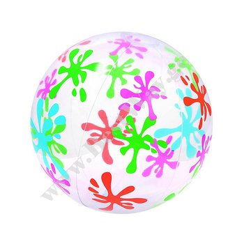 沙灘球-PVC半透明水彩風格充氣沙灘球-客製化印刷logo_3