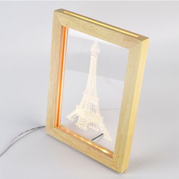 LED木製3D相框_1