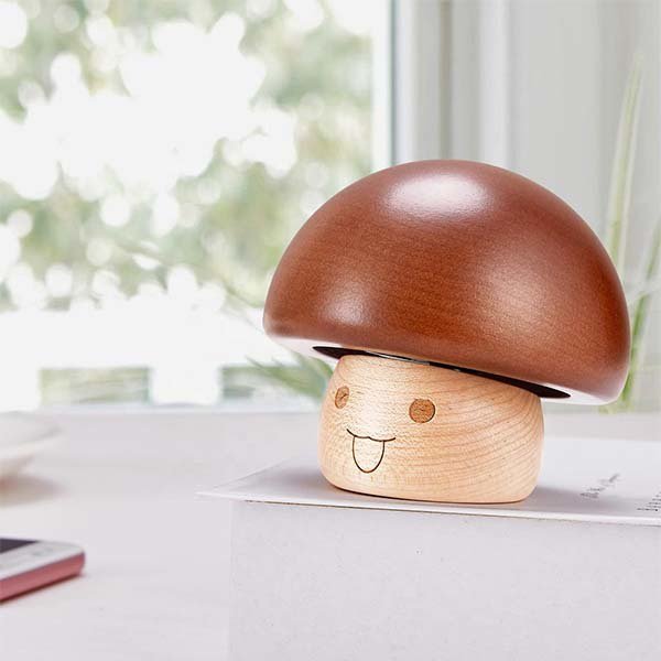 蘑菇造型木製音樂盒_4