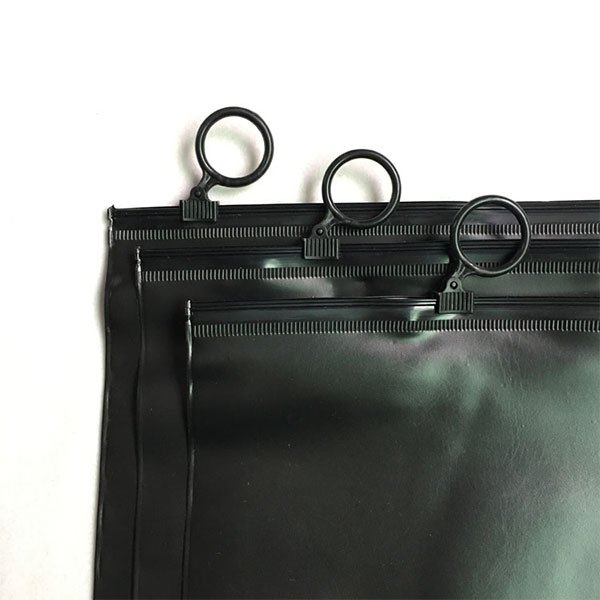 優質黑色PVC拉鍊夾鏈袋-4