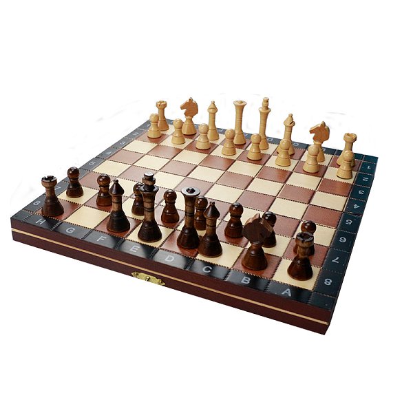 經典可折疊收納木製西洋棋套組_1