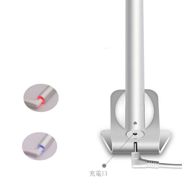 磁性底座USB充電LED鋁製檯燈_5