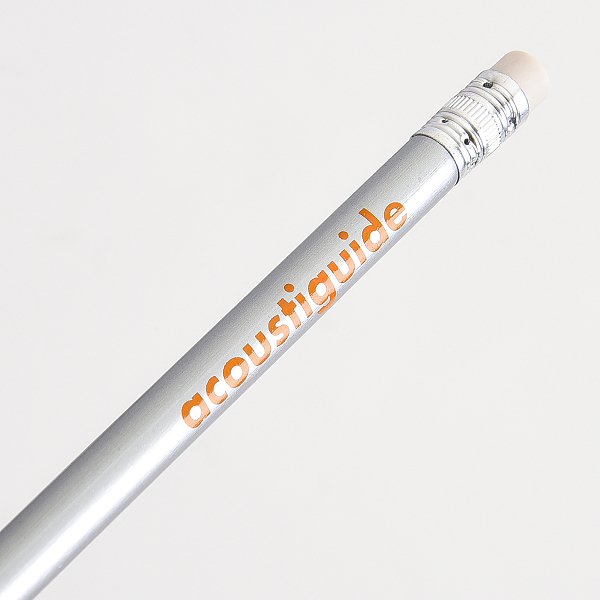 亮眼金銀烤漆鉛筆-橡皮擦頭廣告筆-可客製化加印LOGO-16