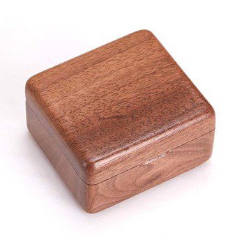 簡約方形木製音樂盒_0