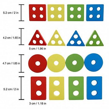 幾何板兒童益智積木-木製積木套裝_2