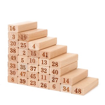 數字疊疊樂兒童益智積木-木製積木套裝_1