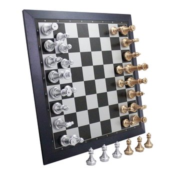 經典黑白木製西洋棋套組_0
