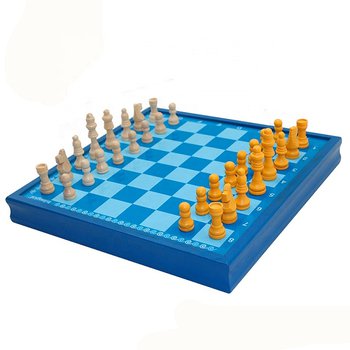 二合一抽屜式可收納木製西洋棋/象棋套組_0