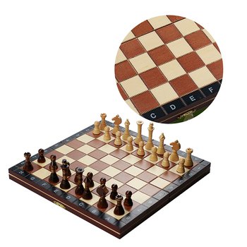 經典可折疊收納木製西洋棋套組_4