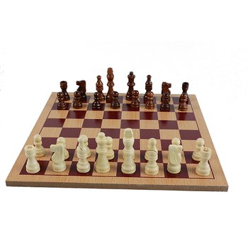 單板可折疊木製西洋棋套組_3