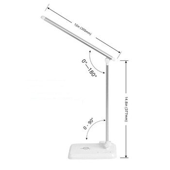 LED燈-Qi無線充電無線充電器+LED檯燈-客製化禮贈品_5