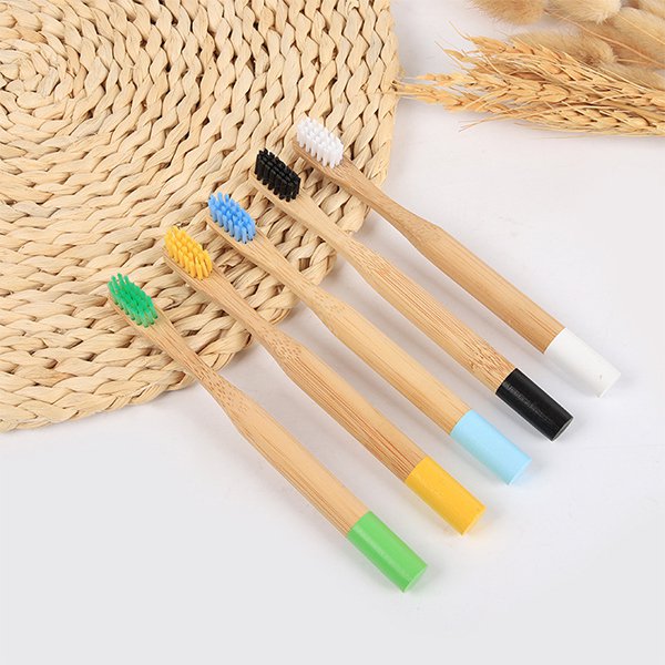 竹製多彩兒童牙刷-2