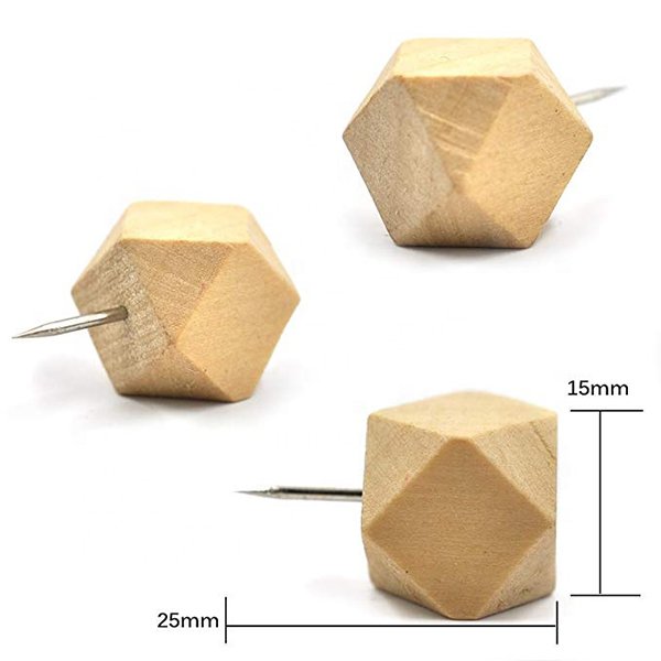 幾何造型9入木製圖釘_6