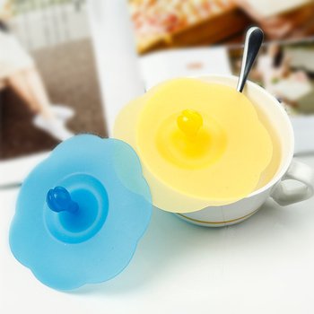 可放湯匙多功能矽膠杯蓋-可加印LOGO客製化印刷_0