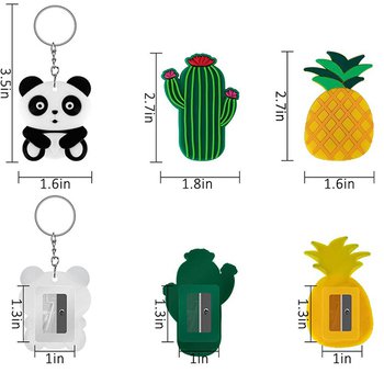 卡通造型鑰匙圈削鉛筆機-PVC削鉛筆器_1
