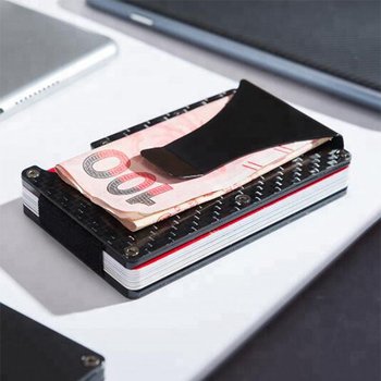 RFID防盜卡片夾-碳纖維+不鏽綱卡套_2