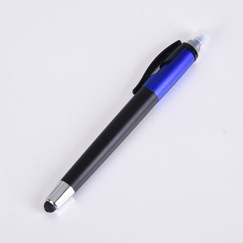 觸控筆H-按壓式原子筆附螢光筆-採購客製印刷贈品筆-可印刷logo_6