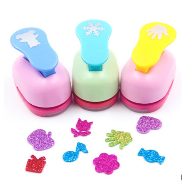 彩色兒童造型打洞機-塑膠打洞器-1